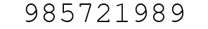 Number 985721989.