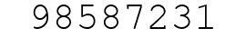 Number 98587231.