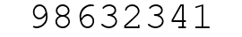 Number 98632341.