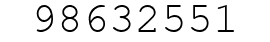 Number 98632551.