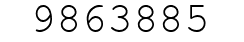 Number 9863885.