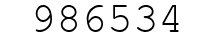 Number 986534.