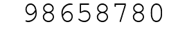 Number 98658780.