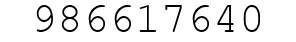 Number 986617640.