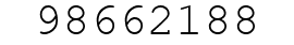Number 98662188.