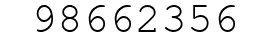 Number 98662356.