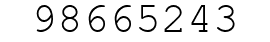 Number 98665243.