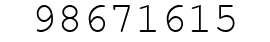 Number 98671615.