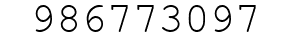 Number 986773097.