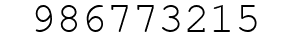 Number 986773215.