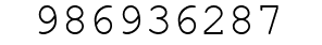 Number 986936287.