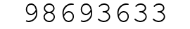 Number 98693633.
