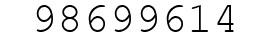 Number 98699614.