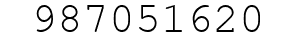 Number 987051620.
