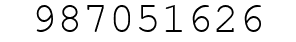 Number 987051626.