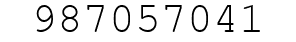 Number 987057041.