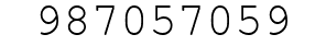 Number 987057059.