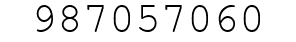 Number 987057060.