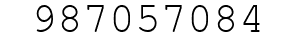 Number 987057084.