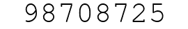 Number 98708725.