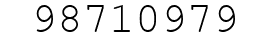 Number 98710979.
