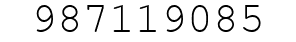 Number 987119085.