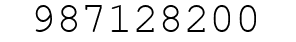Number 987128200.