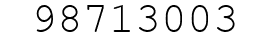 Number 98713003.