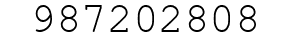 Number 987202808.
