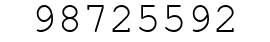 Number 98725592.