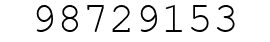 Number 98729153.