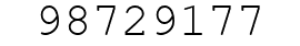 Number 98729177.