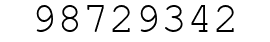 Number 98729342.