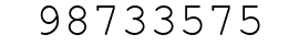 Number 98733575.
