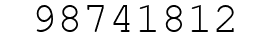 Number 98741812.