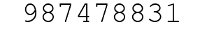 Number 987478831.