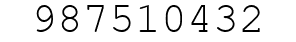 Number 987510432.