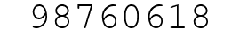 Number 98760618.
