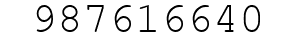 Number 987616640.