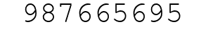 Number 987665695.