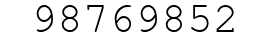 Number 98769852.