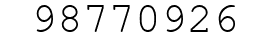 Number 98770926.