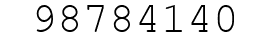 Number 98784140.