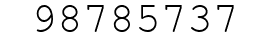 Number 98785737.