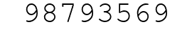 Number 98793569.