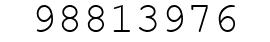 Number 98813976.