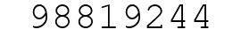Number 98819244.