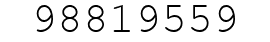 Number 98819559.