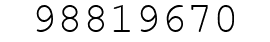 Number 98819670.