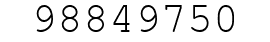 Number 98849750.